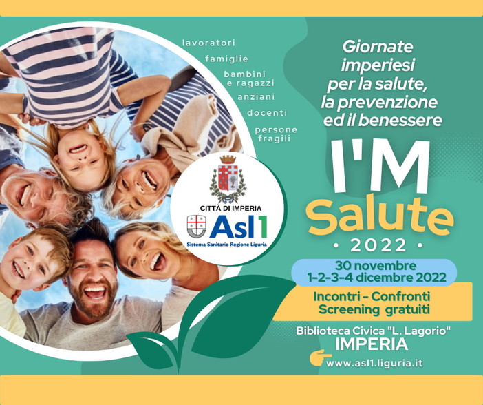 Imperia: oggi pomeriggio alla 'Lagorio' la conferenza 'Vento di ponente: la prevenzione nel dipartimento integrato salute mentale'