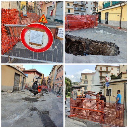 Imperia, alla Fondura divieto di transito per riparare il guasto all’acquedotto