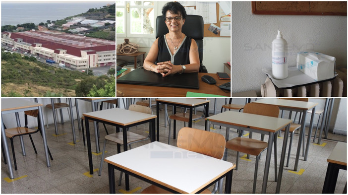 L'Istituto Ruffini Aicardi parte in sicurezza: la nuova dirigente presenta la scuola anti Covid (Foto e video)