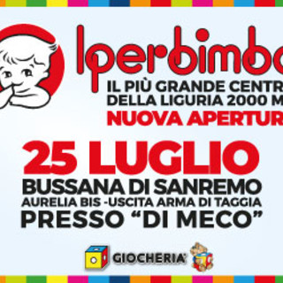 Iperbimbo apre anche a Sanremo, grande inaugurazione sabato prossimo!