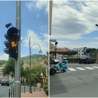 FOTONOTIZIA 2/ Imperia 'smart': da via Della Repubblica divieto di svolta a sinistra per via Manzoni: benvenuti all'era del semaforo pensante