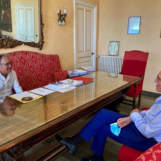 L'incontro con il sindaco Alberto Biancheri