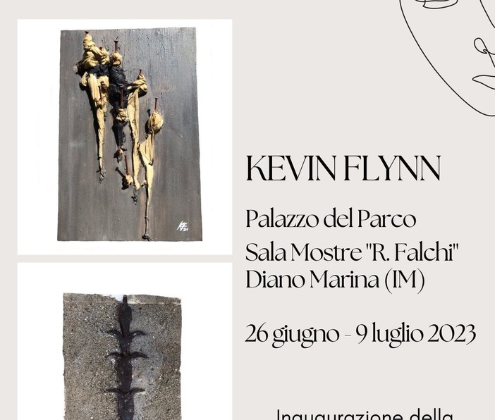 Diano Marina, mostra personale di Kevin Flynn a Palazzo del Parco Diano Marina, mostra personale di Kevin Flynn a Palazzo del Parco