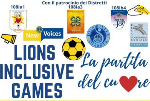 Dal Piemonte: sabato allo stadio di Canelli si svolgeranno i "Lions Inclusive Games - La Partita del cuore" Dal Piemonte: sabato allo stadio di Canelli si svolgeranno i "Lions Inclusive Games - La Partita del cuore"