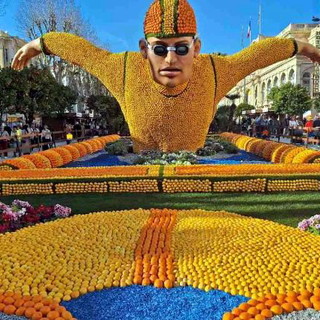 Esposizione dei motivi di Agrumi ai Giardini Biovès di Mentone