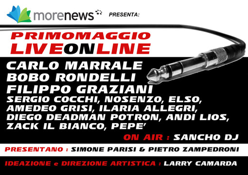 LiveOnLine: il concerto del Primo Maggio in diretta su tutti i giornali del gruppo MoreNews (Video) LiveOnLine: il concerto del Primo Maggio in diretta su tutti i giornali del gruppo MoreNews (Video)