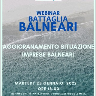 Imperia: alle 18 il webinar di Confesercenti sulla 'Battaglia dei baneari'