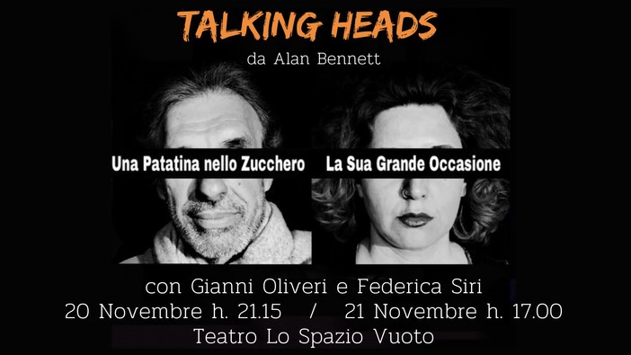 Imperia: nel weekend doppio appuntamento a Lo Spazio Vuoto con “T: come Teatro” Imperia: nel weekend doppio appuntamento a Lo Spazio Vuoto con “T: come Teatro”