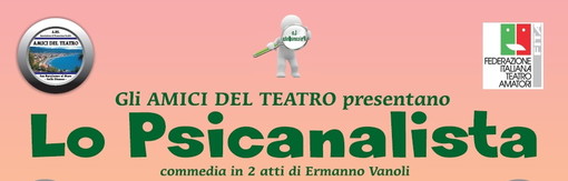 San Bartolomeo al Mare: gli 'Amici del Teatro' con 'Lo Psicanalista' domani sera in piazza Torre Santa Maria