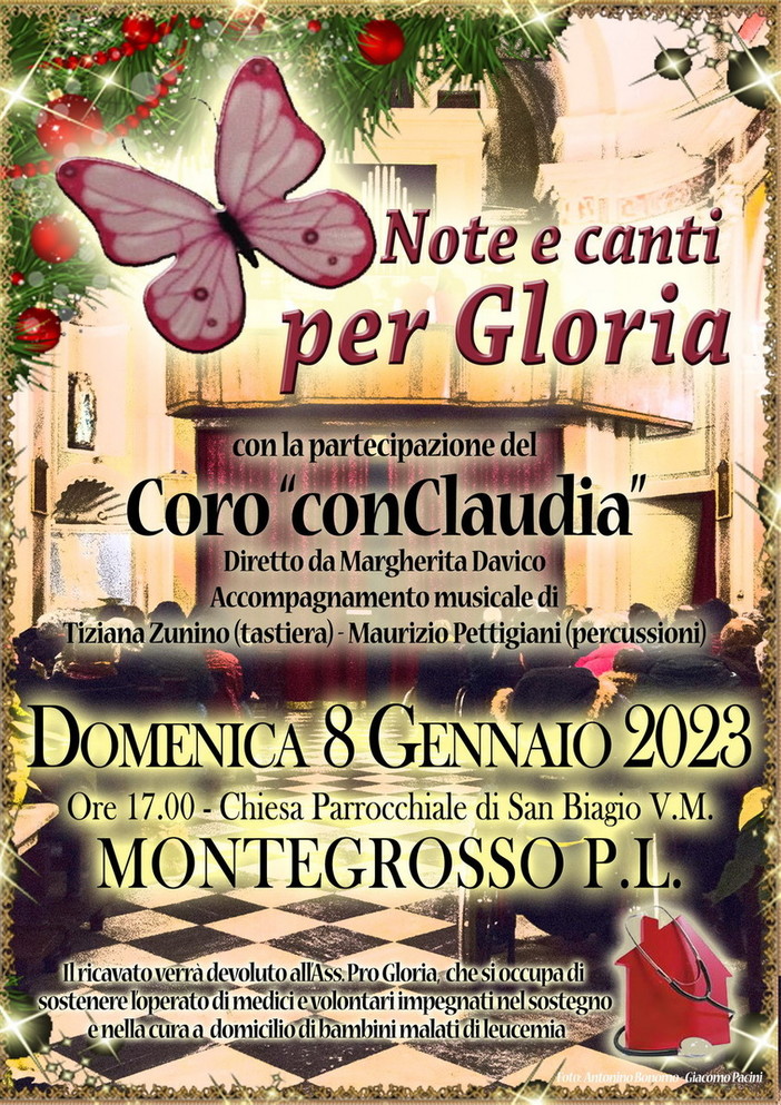 Domani torna il tradizionale Concerto del Periodo Natalizio del borgo di Montegrosso Pian Latte Domani torna il tradizionale Concerto del Periodo Natalizio del borgo di Montegrosso Pian Latte