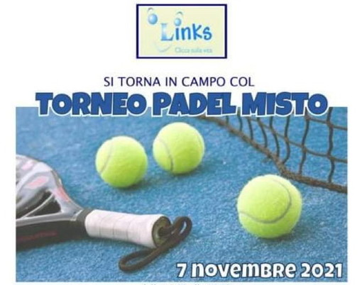 Imperia: domenica prossima un torneo di Padel per beneficenza organizzato da 'Links, clicca sulla vita'