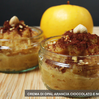 MercoledìVeg di Ortofruit: oggi prepariamo crema di Opal, arancia, cacao e nocciola