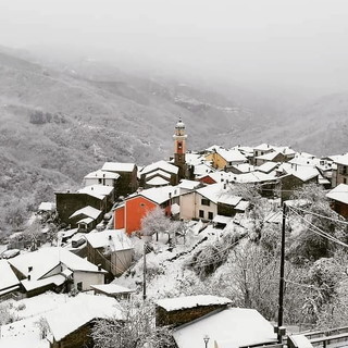 Montegrosso dopo l'ultima nevicata del gennaio scorso