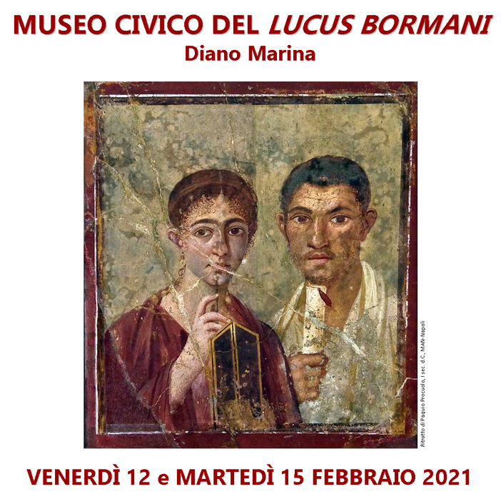Diano Marina: al Museo Civico del Lucus Bormani, ingresso gratuito per le coppie nel giorno di San Valentino