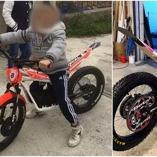 Moto da cross rubata nell'entroterra di Imperia al figlio di 8 anni: l'appello della madre per tentare di recuperarla