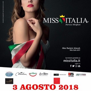 Miss Italia Liguria: prossimo appuntamento, venerdì 3 agosto a Finale Ligure