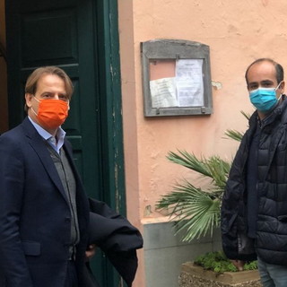 L’Assessore Regionale all’Urbanistica Marco Scajola questa mattina in visita a Pietrabruna, Civezza, Cipressa e Castellaro