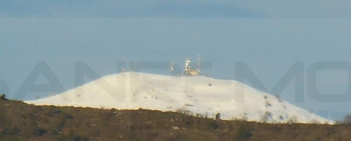 Il monte Faudo innevato