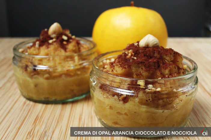 MercoledìVeg di Ortofruit: oggi prepariamo crema di Opal, arancia, cacao e nocciola MercoledìVeg di Ortofruit: oggi prepariamo crema di Opal, arancia, cacao e nocciola