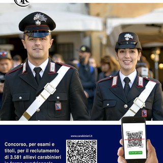 Sulla Gazzetta Ufficiale, pubblicato bando di concorso per l’arruolamento di 3.581 allievi Carabinieri