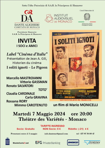 'I Soliti Ignoti', capolavoro della cinematografia italiana, al Théâtre des Variétés di Monaco