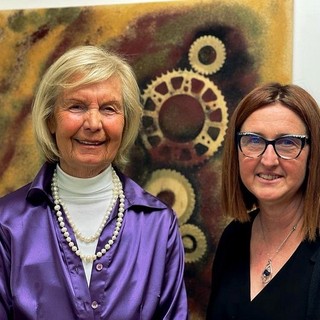 Imperia: inaugurata al San Paolo Invest di via Viesseux la mostra della pittrice 'green' Carmen Spigno Imperia: inaugurata al San Paolo Invest di via Viesseux la mostra della pittrice 'green' Carmen Spigno