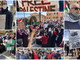 Imperia: uomini, donne e bambini in piazza per dire 'no' alla guerra israelo-palestinese (Foto e Video)
