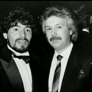 Maradona e Roberto Pecchinino