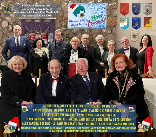 Lions Club Ventimiglia: Natale con raccolta fondi a favore de ‘La Casa grande di Giz'