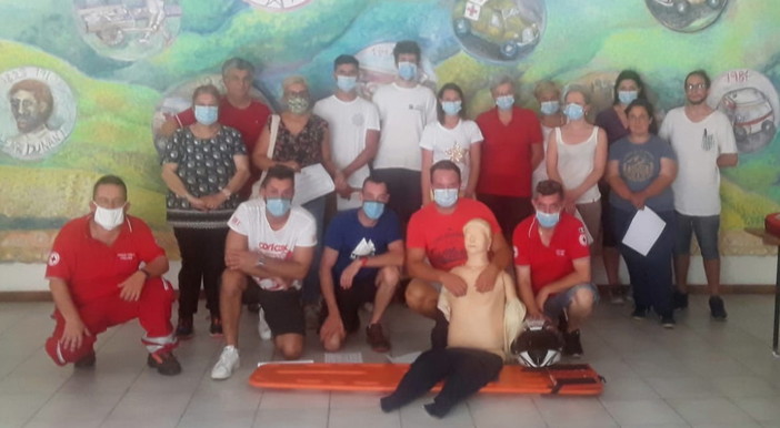 Pieve di Teco: la Valle Arroscia ha 15 nuovi volontari della Croce Rossa, grande festa domenica scorsa