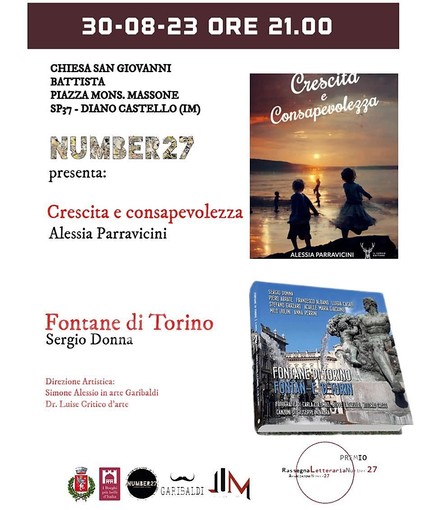A Diano Castello doppio appuntamento culturale con i libri A Diano Castello doppio appuntamento culturale con i libri