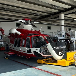I vigili del fuoco della Liguria hanno un nuovo elicottero per essere ancora più operativi (Foto)