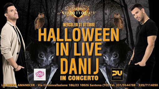 Torino Halloween in live: mercoledì 31 ottobre alle 24 alla 'Nueva Amanecer' concerto di Dani J