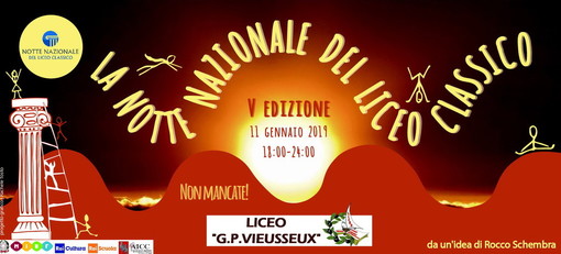 Imperia: venerdì prossimo al Liceo Classico 'Viesseux' torna la 'Notte Nazionale del Liceo Classico'