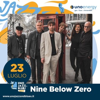 I 'Nine Below Zero' al Teatro del Casinò di Sanremo