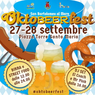 Venerdì e sabato San Bartolomeo al Mare festeggia l'arrivo dell'autunno: OktoBeerFest, due giorni di musica, birra e street food