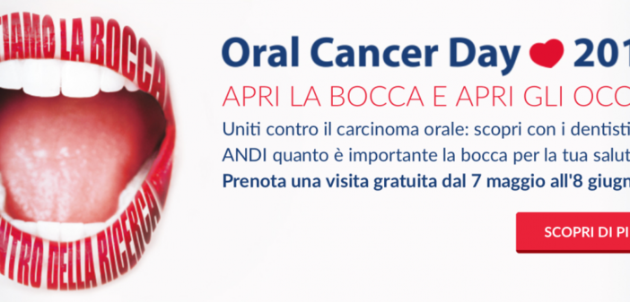 Prevenzione del tumore alla bocca: ANDI e LILT per combattere il big killer, primo appuntamento il 5 maggio con l’Oral Cancer Day Prevenzione del tumore alla bocca: ANDI e LILT per combattere il big killer, primo appuntamento il 5 maggio con l’Oral Cancer Day