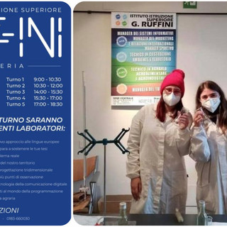 Imperia: dal 4 dicembre tre Open Day con l'Istituto Ruffini, appuntamento con i laboratori pratici