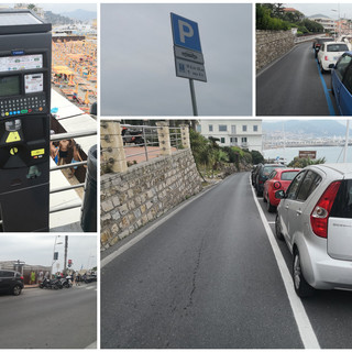 Imperia: strisce blu, disco orario e spazi moto ecco come cambiano le aree di sosta di via Boine e Scarincio Imperia: strisce blu, disco orario e spazi moto ecco come cambiano le aree di sosta di via Boine e Scarincio