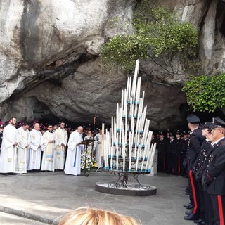 Delegazione delle forze di polizia a ordinamento militare di Imperia al 62° Pellegrinaggio Militare Internazionale a Lourdes