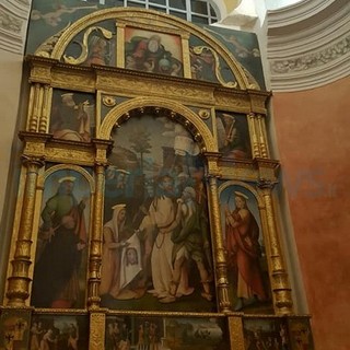 Grande partecipazione ieri a Borgomaro per la presentazione del Polittico dei Santi Nazario e Celso (Foto)