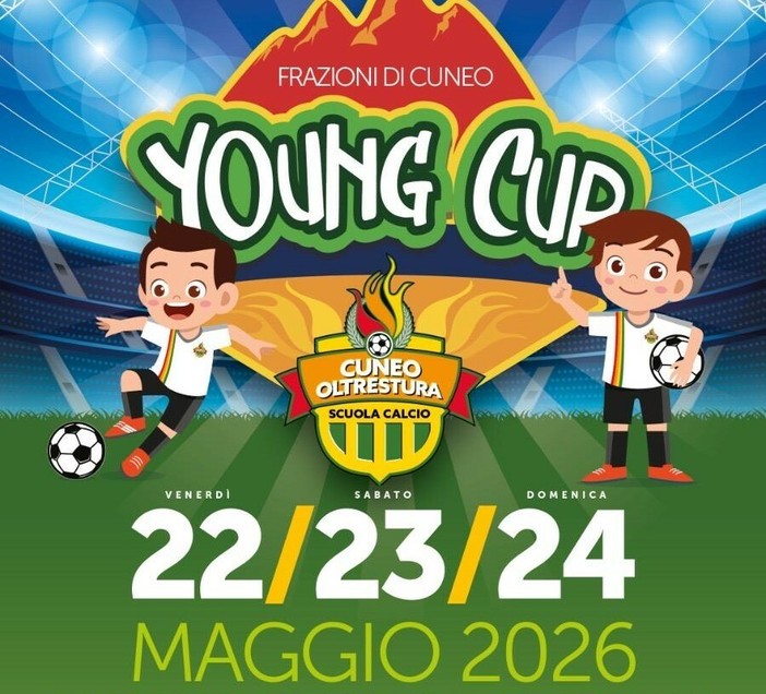 Dal 22 al 24 maggio torna la Young Cup, la festa del calcio giovanile