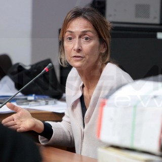 Roberta Sacco durante la testimonianza nel processo 'Breakfast'