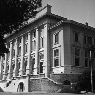 Il palazzo delle Poste nel 1961