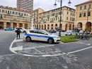 Imperia, grossa perdita di olio in piazza Dante: sul posto la polizia locale