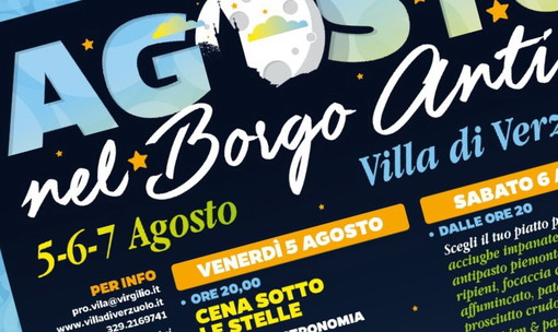 Dal cuneese: da venerdì a domenica prossimi belle serate di festa nel Borgo Antico di Villa di Verzuolo