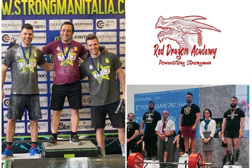 Sollevamento Pesi, successi per l'imperiese Red Dragon Academy: oro di Marzo ai Maxima, argento italiano Poerlifting per Vinitti