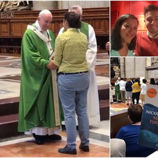 San Bartolomeo al Mare: migranti e volontariato, l'incontro sopra le righe di un libro con Papa Francesco