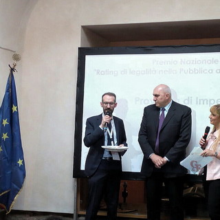 Roma: siti web della pubblica Amministrazione, la provincia di Imperia vince il premio ‘Rating di legalità’