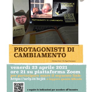 Domani su Zoom l'incontro “Protagonisti di cambiamento” con il dott. Roberto Ravera